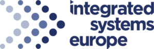 IHSE Events Logo integrated systems europe blaue Buchstaben